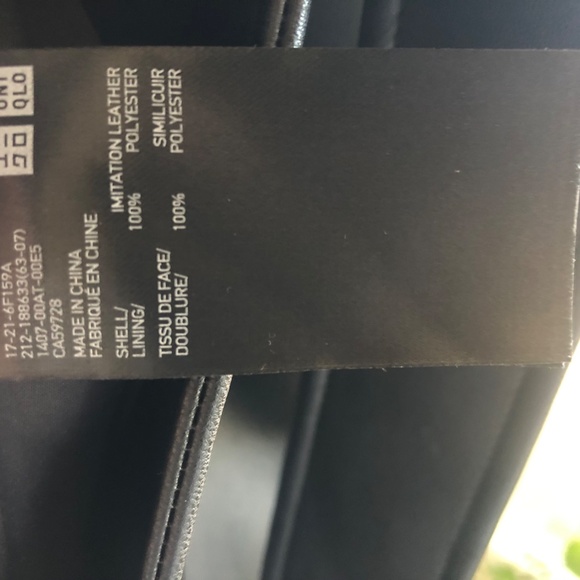 UNIQLO X Carine Roitfeld NEO-LEATHER COAT SIZE S - Picture 11 of 11